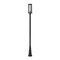 Z-Lite Glenwood 1 Light Outdoor Post Mounted Fixture, Black & Clear 586PHBR-519P-BK - alternate 1